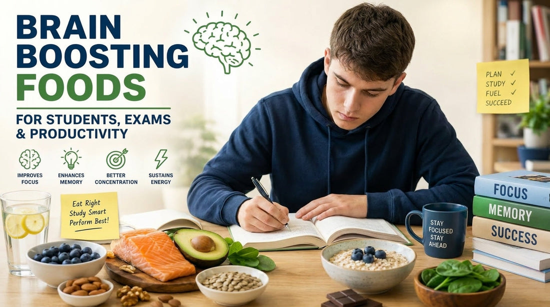 Brain Boosting Foods for Students, Exams and Productivity